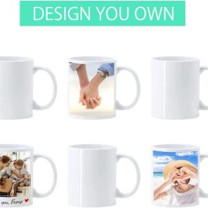 Blank Mug, Idea Gift for Personalized POD Ceramic Mug 11oz