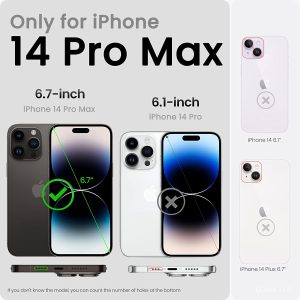 Compatible with iPhone 14 Pro Max Case 6.7, Slim Liquid Silicone 3 Layers Full Covered Soft Gel Rubber Phone Case Protective Cover with Microfiber Lining 6.7 inch-Black