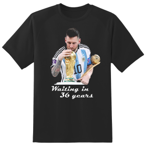 Waiting In 36 Years Shirt, Lionel Messi Shirt, World Cup Shirt, World Cup 2022 Shirt, Messi 2022 Shirt, Messi Fan Shirt, Argentina Shirt,Tshirt, Hoodie, Sweatshirt, Long Sleeve, V-neck, For Men Women