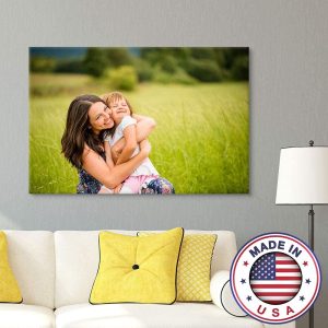 wall26 Custom Canvas Wall Art, Personalized Photo to Canvas – 24″x36″