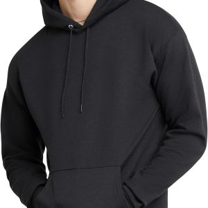 HEYZ Black Men’s Hoodie,  Sweatshirt, Pullover Hooded Sweatshirt for Men