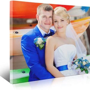 CanvasChamp Custom Canvas Prints with Your Photos, Personalized Canvas Pictures for Wall to Print Framed (8″ x 10″)