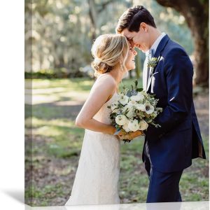 Custom Framed Canvas Prints With Your Photos – Personalized Picture To Canvas Wall Art (8″ Wx10 H) – Gift Wrapping Available