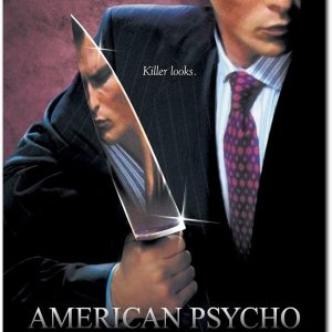 Print America American Psycho Movie Poster (24 x 36 inch / 61 x 91 cm) unframed, Display Ready Photo Print