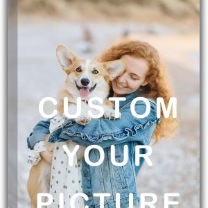 Custom Canvas Prints with Your Photos Custom Wall Art Personalized Canvas Pictures for Pet/Family Gifts for Mom/Men/Women (11” W x 14” H)