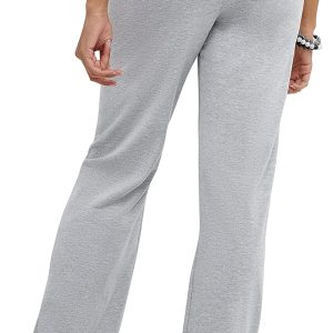 Champion Women’s Jersey Pants, Comfortable Cotton Lounge Pants for Women, 100% Cotton, 31.5″