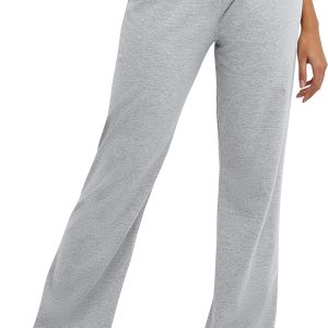 Champion Women’s Jersey Pants, Comfortable Cotton Lounge Pants for Women, 100% Cotton, 31.5″